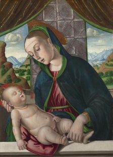 The Virgin and Child, ca 1488. Creator: Santi, Giovanni (ca 1435-1494)
