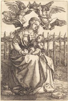 The Virgin and Child Crowned by Two Angels, 1518. Creator: Albrecht Durer