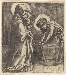 The Virgin and Child and Saint Anne, c. 1515/1520. Creator: Albrecht Altdorfer
