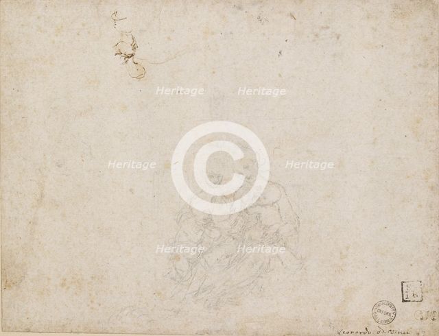 The Virgin and Child Adored, 1472-1519. Artist: Leonardo da Vinci.