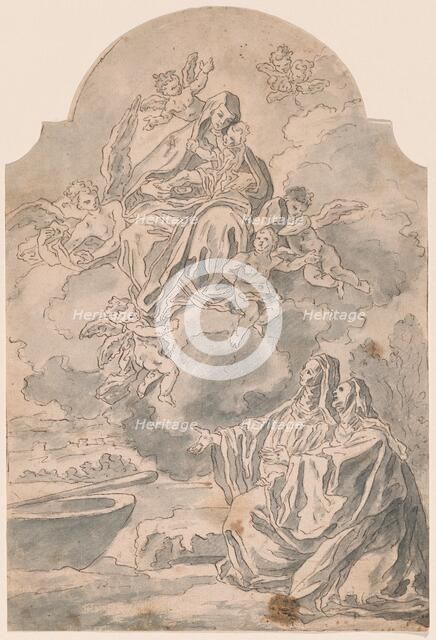 The Virgin and Child Appearing to Two Female Monastics, c. 1700. Creator: Unknown.