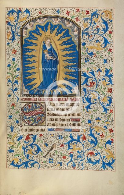 The Virgin and Child; Arenberg Hours, early 1460s. Creator: Willem Vrelant.