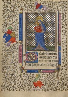 The Virgin and Child; Book of Hours, about 1410. Creator: Unknown