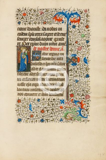 The Virgin and Child; Book of Hours, about 1440-1450. Creator: Workshop of the Bedford Master.