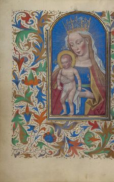 The Virgin and Child; Book of Hours, about 1450-1455. Creator: Unknown