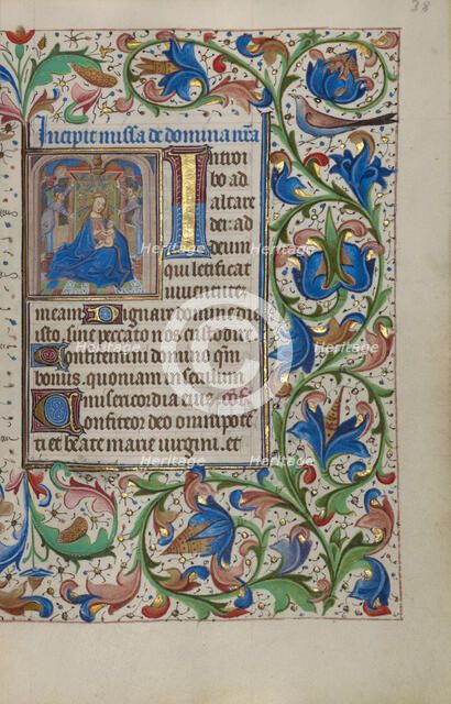 The Virgin and Child; Book of Hours, about 1450-1455. Creator: Master of the Lee Hours.