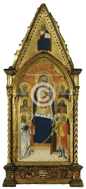 The Virgin and Child between Angels and six Saints, 1362. Creator: Niccolò di Tommaso.
