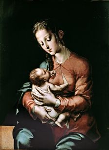 The Virgin and Child by Luis de Morales