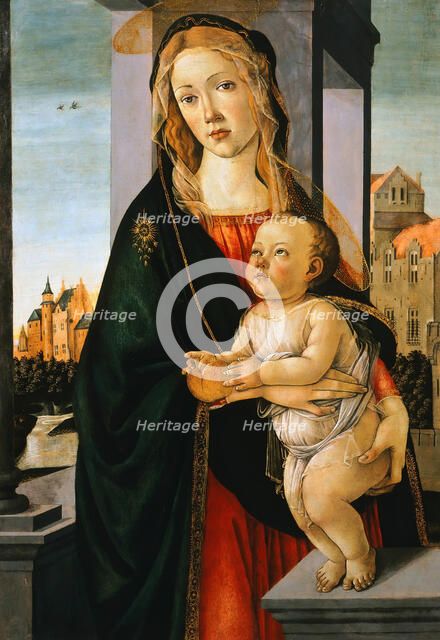 The Virgin and Child, c. 1480. Creator: Botticelli, Sandro, (Workshop)  .