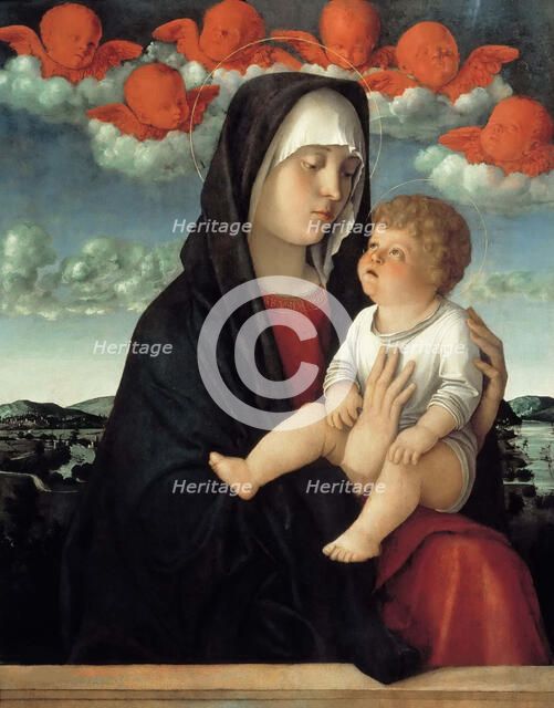 The Virgin and child  , c. 1500. Creator: Bellini, Giovanni (1430-1516).