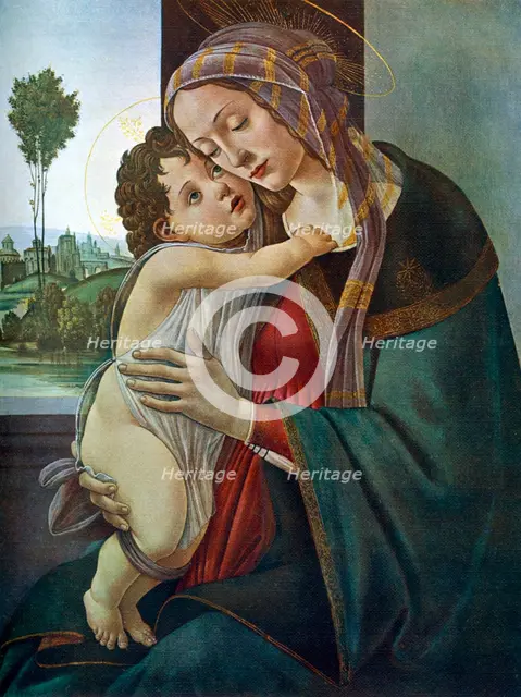 The Virgin and Child', c1475-1500, (1912).Artist: Sandro Botticelli