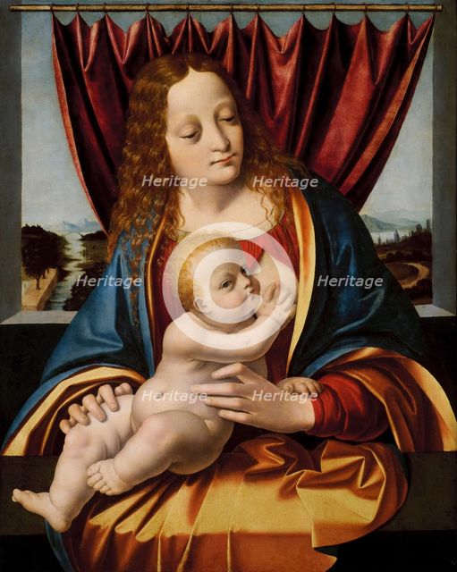 The Virgin and Child, c1490.