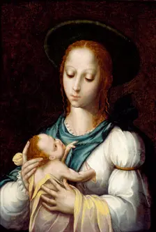 The Virgin and Child, c1567. Artist: Luis de Morales