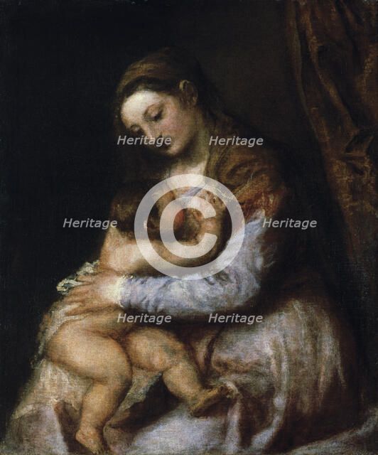 'The Virgin and Child', c1570-1576. Artist: Titian