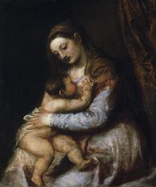 The Virgin and Child c1570-1576. Artist: Titian