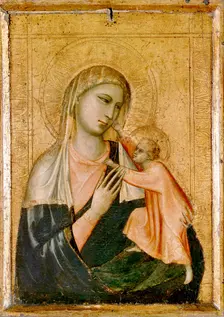 The Virgin and Child, c1310. Artist: Giotto