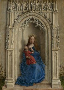 The Virgin and Child enthroned, 1433. Creator: Rogier Van der Weyden