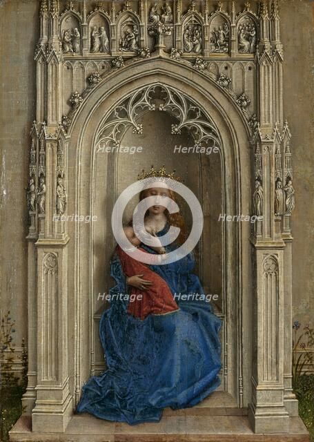 The Virgin and Child enthroned, 1433. Creator: Rogier Van der Weyden.