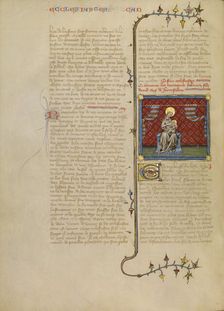 The Virgin and Child Enthroned, about 1360-1370. Creator: Master of Jean de Mandeville