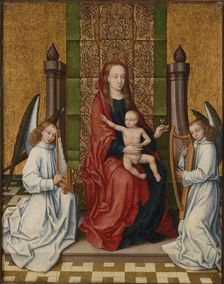 The Virgin and child enthroned, Between 1550 and 1560. Creator: Coffermans, Marcellus (1520-1578)