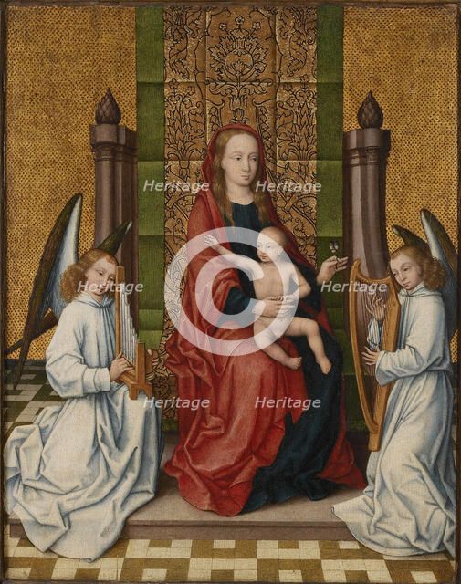 The Virgin and child enthroned, Between 1550 and 1560. Creator: Coffermans, Marcellus (1520-1578).