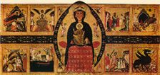 The Virgin and Child Enthroned, with Narrative Scenes, c1263, (1911). Artist: Margarito d'Arezzo