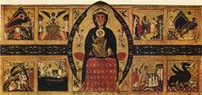 The Virgin and Child Enthroned, with Narrative Scenes, c1263, (1911). Artist: Margarito d'Arezzo