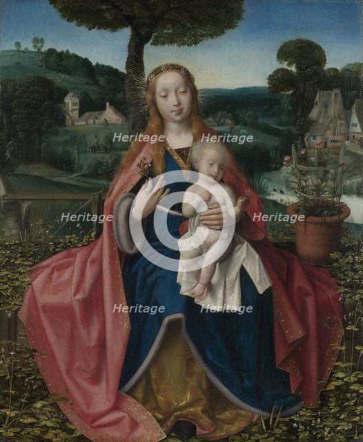 The Virgin and Child in a Landscape, Early16th cen.. Artist: Provost (Provoost), Jan (1465-1529)