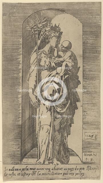 The Virgin and Child in a Niche, 1543. Creator: Geoffroy Dumoûtier.