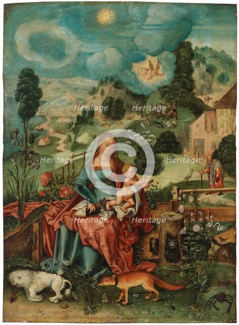 The Virgin and Child in a river landscape, Second half of the16th century. Creator: Wehme, Zacharias (1555-1606).