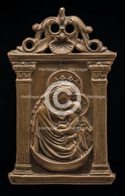 The Virgin and Child on a Crescent Moon, 15th century. Creator: Unknown.