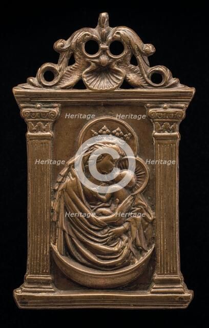 The Virgin and Child on a Crescent Moon, 15th century. Creator: Unknown.