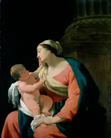 The Virgin and Child (of the Column), c1639-1640. Artist: Simon Vouet