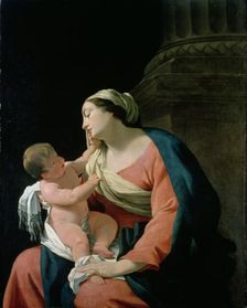 The Virgin and Child (of the Column), c1639-1640. Artist: Simon Vouet