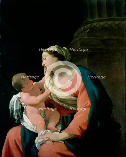 The Virgin and Child (of the Column), c1639-1640. Artist: Simon Vouet.