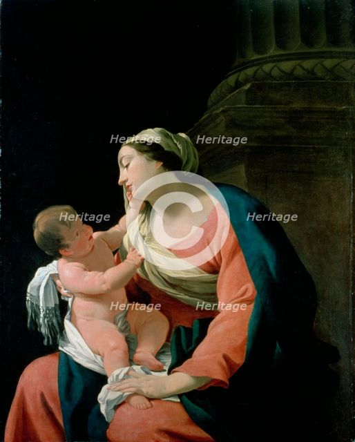 The Virgin and Child (of the Column), c1639-1640. Artist: Simon Vouet.