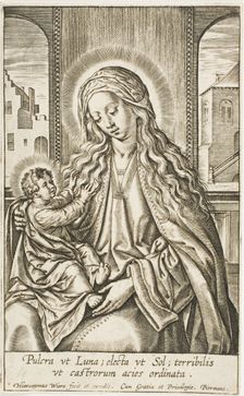 The Virgin and Child, n.d. Creator: Jan Wierix