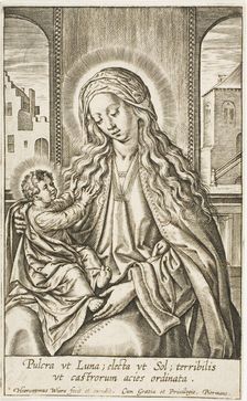 The Virgin and Child, n.d. Creator: Jan Wierix