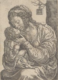 The Virgin and Child Seated at the Foot of a Tree, 1522. Creator: Jan Gossaert