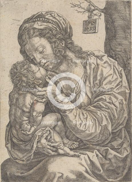 The Virgin and Child Seated at the Foot of a Tree, 1522. Creator: Jan Gossaert.