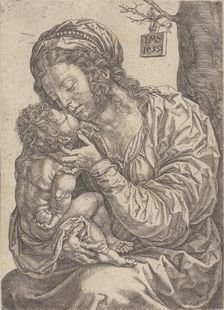 The Virgin and Child Seated at the Foot of a Tree, 1522. Creator: Jan Gossaert