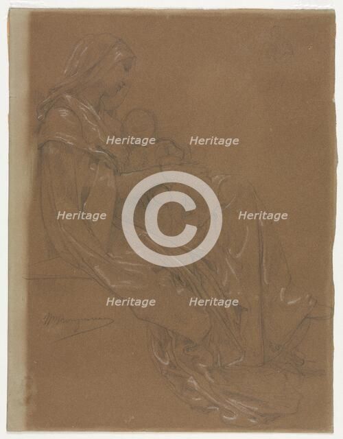 The Virgin and Child, second half 19th century. Creator: William Adolphe Bouguereau (French, 1825-1905).