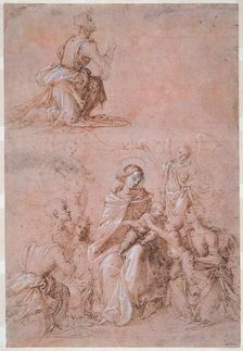 The Virgin and Child Surrounded by Saints and Angels, c. 1500. Creator: Fra Bartolomeo