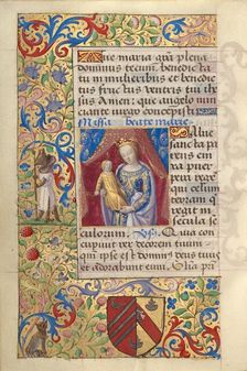 The Virgin and Child; Poncher Hours, about 1500. Creator: Master of the Chronique Scandaleuse