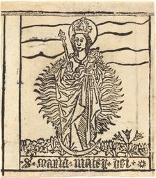 The Virgin and Child, probably 1460/1480. Creator: Unknown