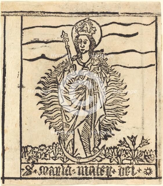 The Virgin and Child, probably 1460/1480. Creator: Unknown.