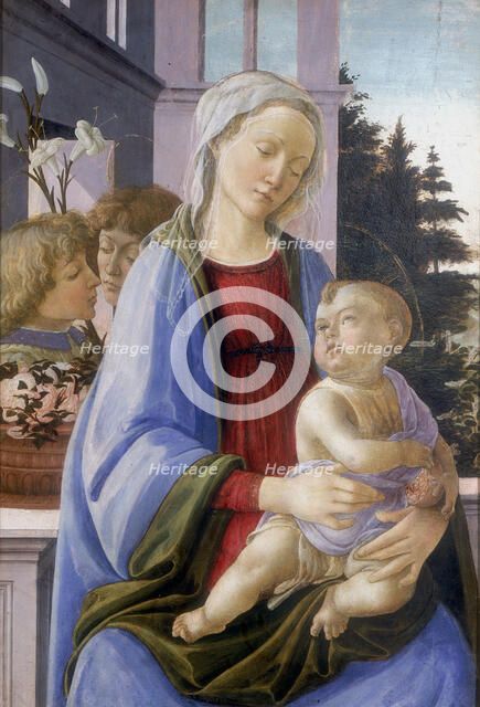 'The Virgin and Child with Two Angels', 1472-1475. Artist: Filippino Lippi