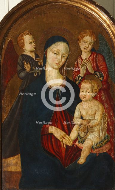 The Virgin and Child with Two Angels, 1490s.