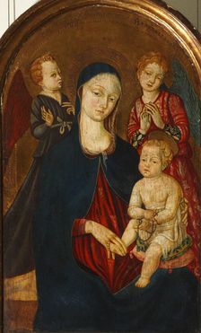 The Virgin and Child with Two Angels, 1490s