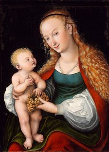 The Virgin and Child with a Bunch of Grapes, after 1537